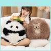 Panda Cartoon Cute Hedgehog Plush Toy Pillow Cushion For Sofa Decoration