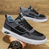 Fashion Men's new casual sports shoes leather spring and autumn lace-up white men's shoes vulcanized walking men's shoes