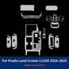 TPU Interior Protective Film for Prado Land Cruiser LC250 2024-2025 Transparent Anti-Scratch Self-Healing Sticker