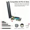 KEBIDUMEI Adattatore Wireless WiFi 5 AC1200 PCI-E BT4.1 Dual Band 2.4G/5GHz 802.11AC Scheda di Rete PC Desktop Per Windows 7/10/11
