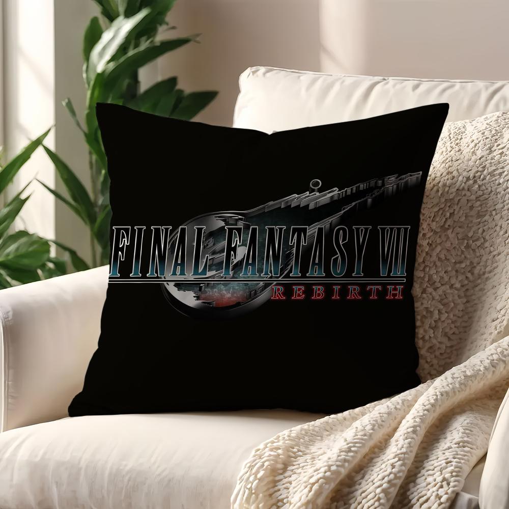 Game F-Final Fantasy VII Rebirth cushion cover Pillow Case Pillowcase Soft Skin Friendly & Comfortable with a Hidden Zipper