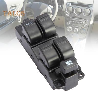 Pencere Kontrol Anahtarı Aşınmaya dayanıklı Kolay Kurulum Ön Sol GJ6A-66-350A Mazda 6 2003-2005 için Elektrikli Cam Kontrol Ana Anahtarı