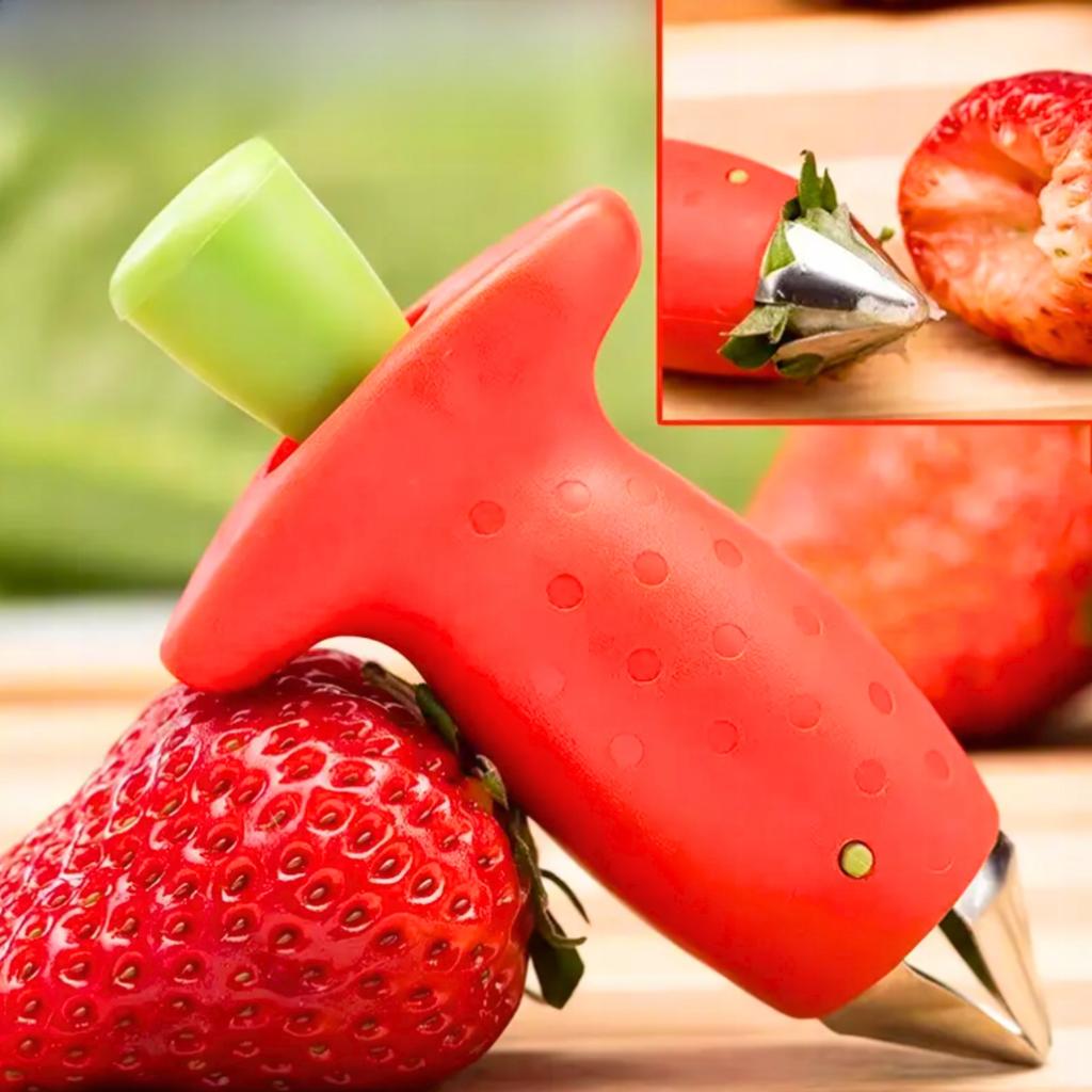 Strawberry Stem Tongs Peeler Stoning Device
