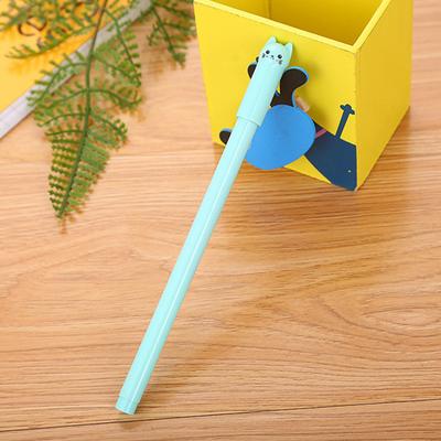 4 Bolígrafos de Gel 0.5mm Punta Fina Escritura Fluida Diseño de Gato Lindo Agarre Cómodo Secado Rápido Ergonómico