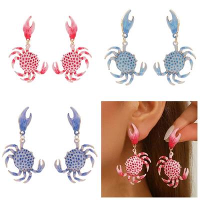 1 Paar Hochwertige Mode Krebs Ohrringe Kreative Einfache Tier Ohrringe Verspielter Ohrschmuck Geschenk