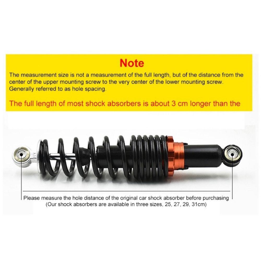 2Pcs Wear-resistant Rear Suspension Damper Comfort Hydraulic Rear Shocks  Pocket Bike
