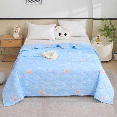 New Active Printing Summer Washable Summer Cool Quilt Washed Cotton Summer Thin Quilt Single Double Household