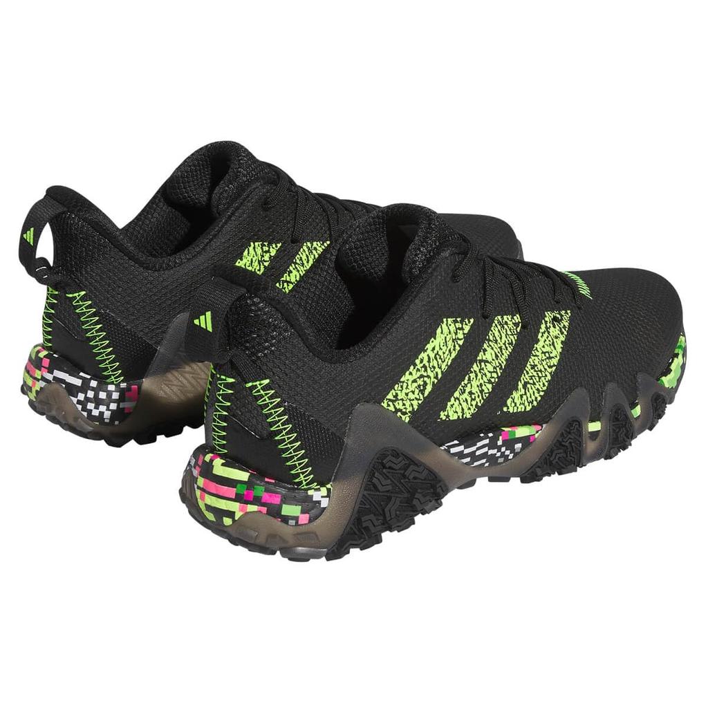 Golf Shoes Code Chaos 22 Glitch Core Five Cm [Adidas Golf] Black/Lucid Lemon/Gray 24.0