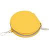 Solid Round Mini Wallet Women Portable Coin Bag Men Cosmetic Bag Multi-functional Student Coin Purse Keyring