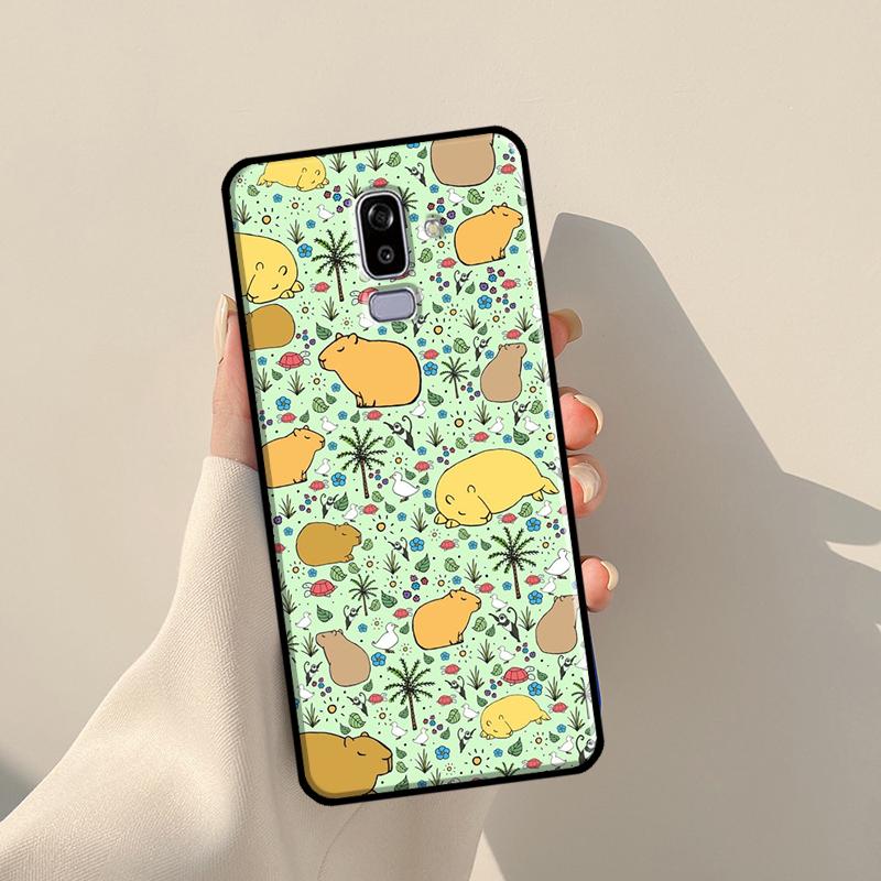 Capybara schöne tier Fall Für Samsung Galaxy J3 J5 J7 2017 A3 A5 J1 2016 J4 J6 Plus A6 A7 a8 A9 J8 2018 Coque