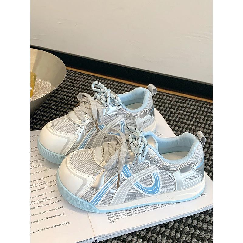 Thick-soled Height-increasing Ugly and Cute Agam German Training Shoes for Women's 2025 Summer New Mesh Breathable Niche Casual Sports Shoes