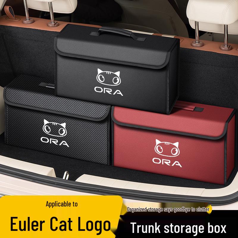 ORA Cat Series Car Trunk Folding Storage Container for Good Cat, Lightning Cat, Ballet Cat, Black Cat, and White Cat.