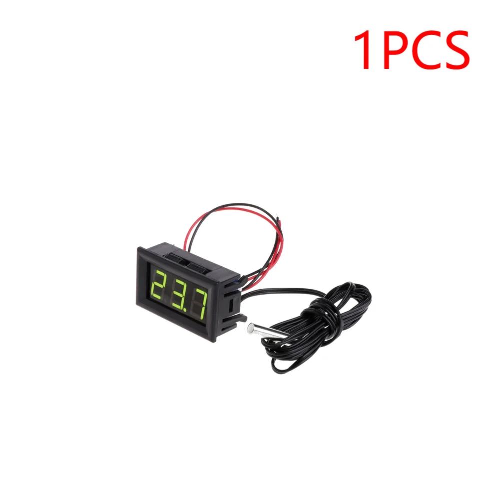 

1-10pcs 0.56 inch Temperature Sensor Module Meter Detector Sensors Probe DC 5-12V Thermometer LED Digital Tester Panel Gauge