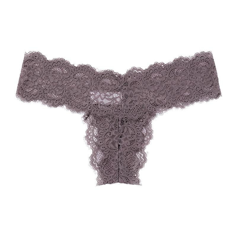 Sexy Lace Thong Women's  Knickers Low Waist Sports Women's Lingerie Pure Cotton Crotch Underwear Panties