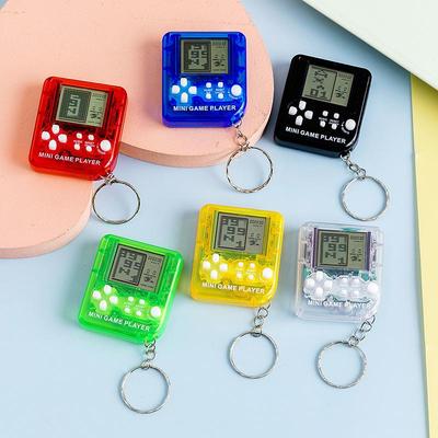 Mini Portachiavi Gioco Portatile Retrò Classico Tetris Ciondolo Giocattolo