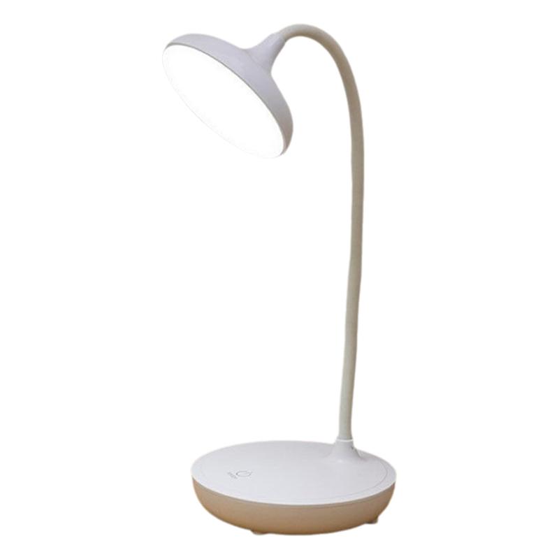 LED Desk Light USB Charging Night Lamp With Three Levels Touch Dimming Reading Study Reading Lighting Bedroom Bedside Desk Lamps