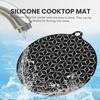 Silicone Induction Cooktop Mats Heat Resistant Reusable Induction Cooktop Protector Nonslip Easy Cleaning Induction Hob Cover