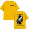 Rapper Alpha Djadja & Dinaz Album 2025 Graphic T-Shirts Men's Hip Hop Gothic Short Sleeve T Shirt Pure Cotton T-shirt Streetwear