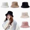 Women Winter Warm Classic Caps High Quality Bucket Hat Ladies Fashion