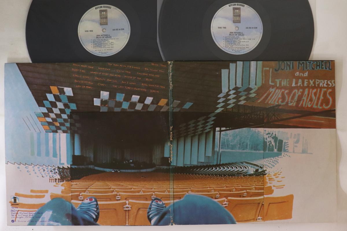 

LP Record JONI MITCHELL - Miles Of Aisles AB202 ASYLUM 1974 US Rock Used