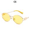 Women's Sunglasses, Men's and Women's Fashion Round-frame Metal Sunglasses