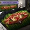 Glory Devils Emblem Bedding (1 * duvet cover + 2 * pillowcase, without core) 2D Flat Christmas birthday gift Duvet cover and pillowcase Bedding set