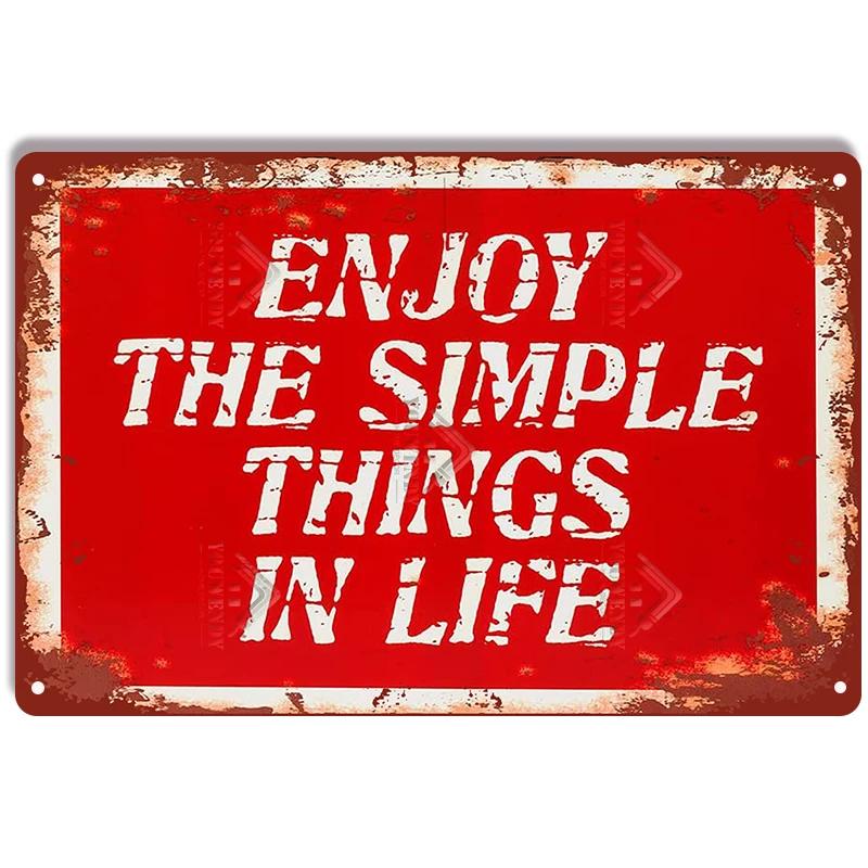 Cassic Quotes Retro Tin Sign, Life Is Too Short To Want Poster, Metal Plaque, Vintage Home Decor, Metal Plate, Room Wall Decor