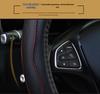 Leather Print Steering Wheel Cover for Junwei, Yinglang, Kaiyue, Encore, Weilang, All-Season Handle Wrap
