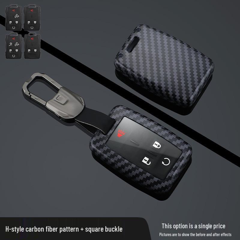 Suitable Key Cover for Chevrolet Suburban, GMC Shell, and Parallel Imported Car Keychains