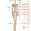 One Pie Head for 1/6 Lady Doll 32cm Supermodel Doll's Head Acssories Dress Up Toy