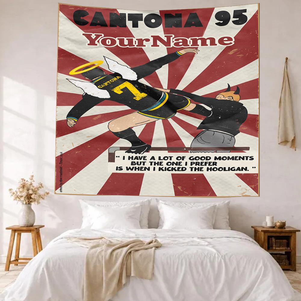 Manchester Custom Your Name Wall Decor Tapestry Art For Pet Memorial Birthdaywedding Party Backdrop Family Gift