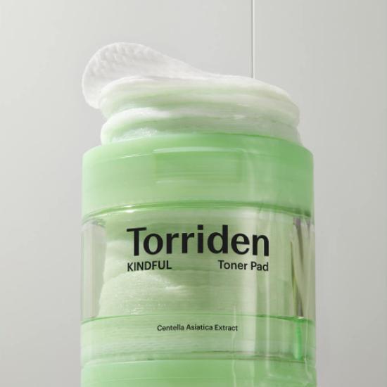 TORRIDEN Balanceful Cica Calming Toner Pad (60 Pads) — Soothing & Barrier-Balancing Daily Toner Pads