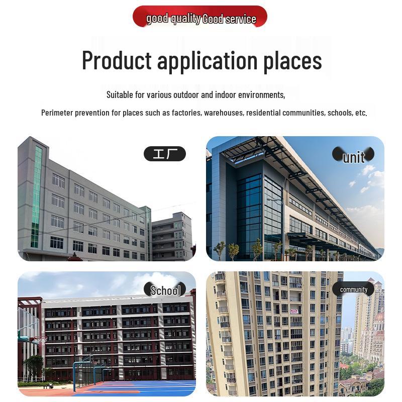 Battery-Powered Wireless Infrared Beam Detector, Outdoor Waterproof Anti-theft Alarm, Easy Installation, No Wiring Needed