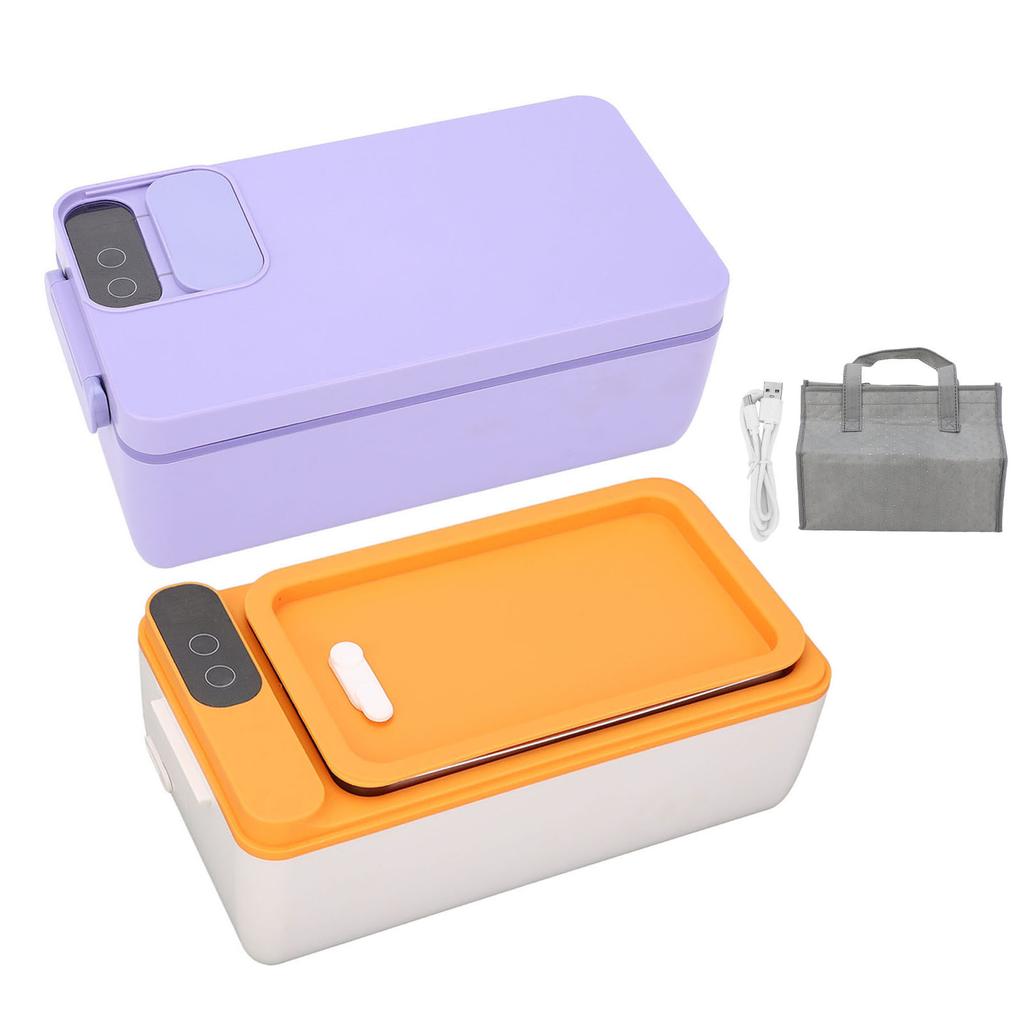 Electric Lunch Box Rechargeable Portable Lunch Warmer 1L Large Capacity Electric Heat Preservation L
