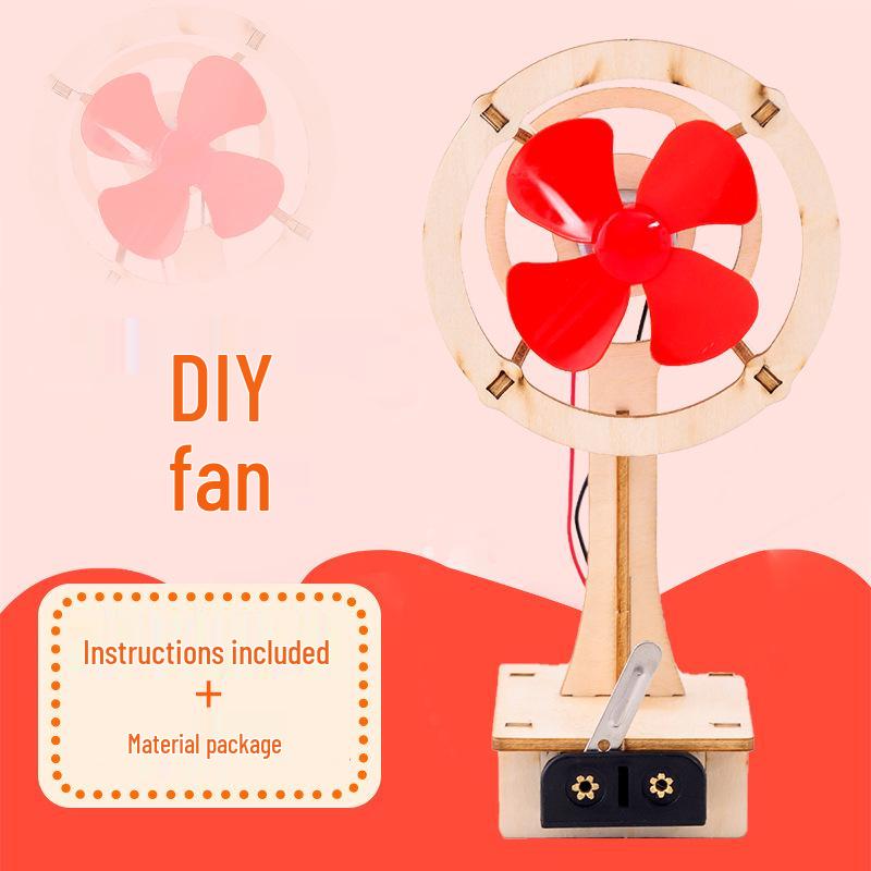 DIY Mesh Fan Cover Kit for Primary School Science Experiments - Handmade Material Pack for Technology Education