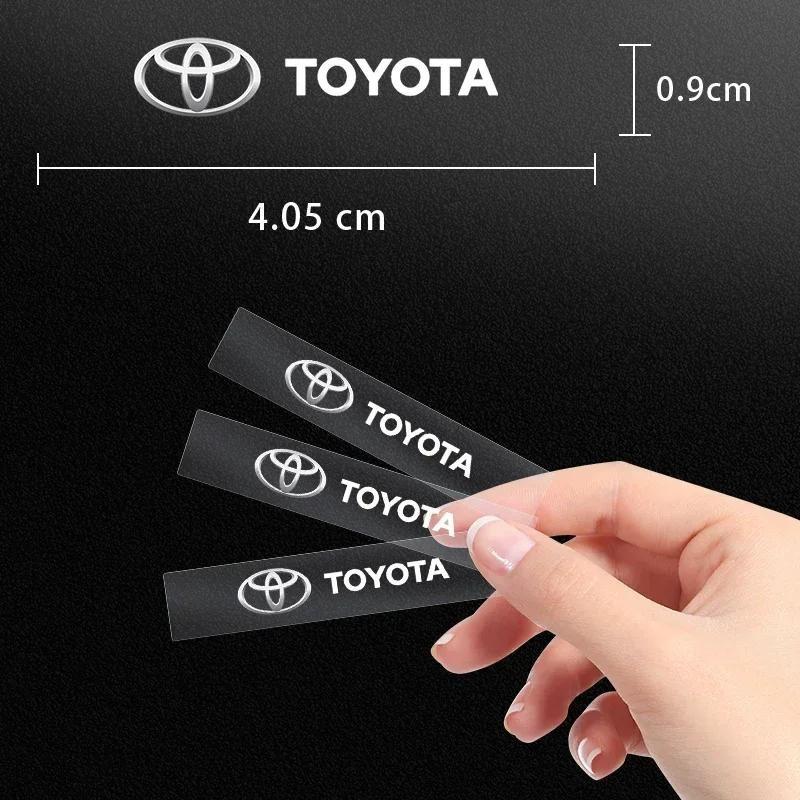1/5/10Pc Car Interior Random Stickers Car Steering Wheel Emblem Styling for Toyota TRD GR Corolla Yaris Chr Auris RAV4 Camry Highlander
