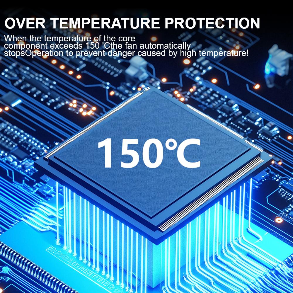 Turbo Jetvifte Rengjøringsblåserverktøy 3 gir justerbar Bil Blåser Snø Biltilbehør Elektrisk Luftstøver Voldsom vifte 130000 RPM Bærbar 2025