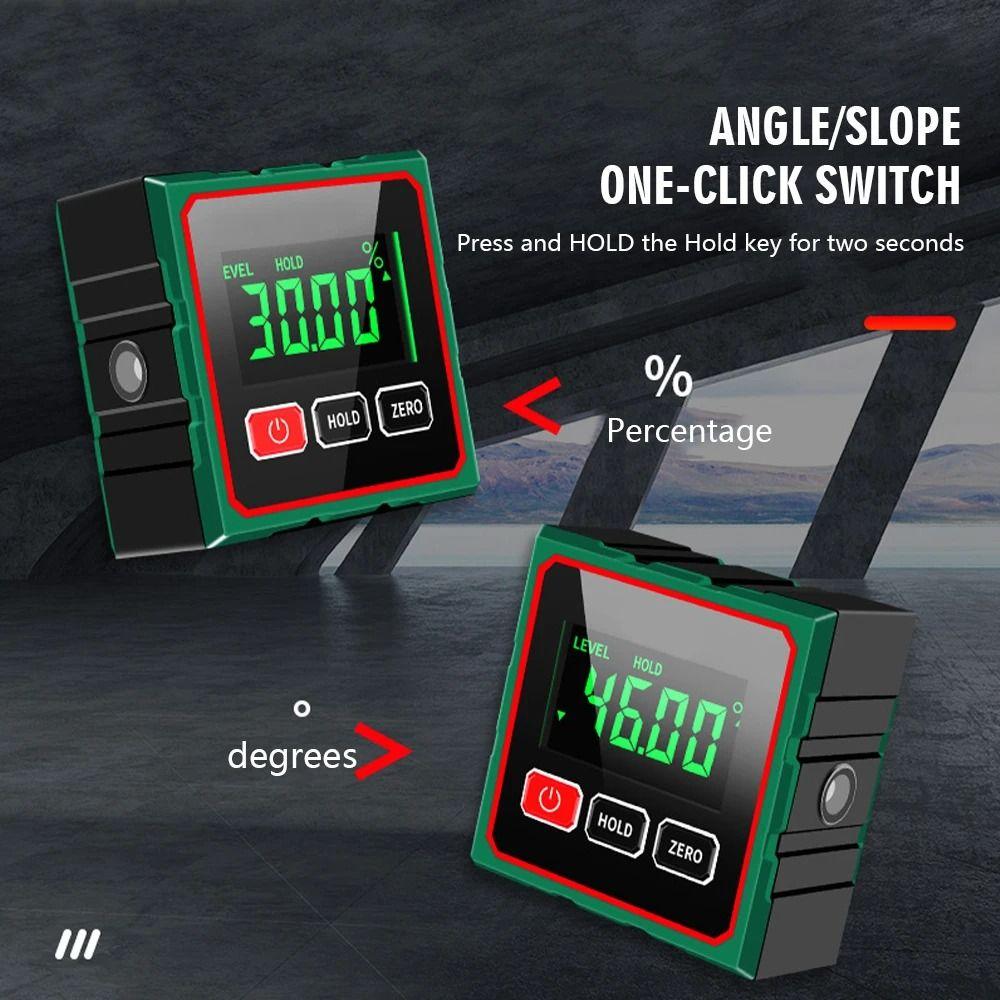 Magnetic Digital Angle Gauge 0-90° Range Bevel Gauge Magnetic Protractor  DIY Projects