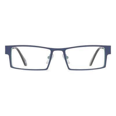 Full Rim Rectangle Blue Smartbuy Collection Trinity Asian Fit M387f Fashion Unisex Eyeglasses