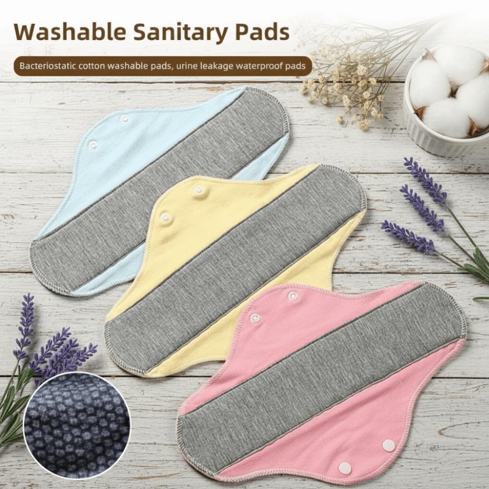 Reusable Menstrual Cloth Sanitary Cotton Panty Liners New Adult Diaper