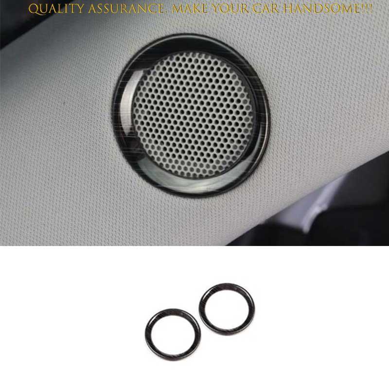 For Mazda CX-5 2017-2024 Black Titanium A Horn Pillar Speaker Sound Cover Trim
