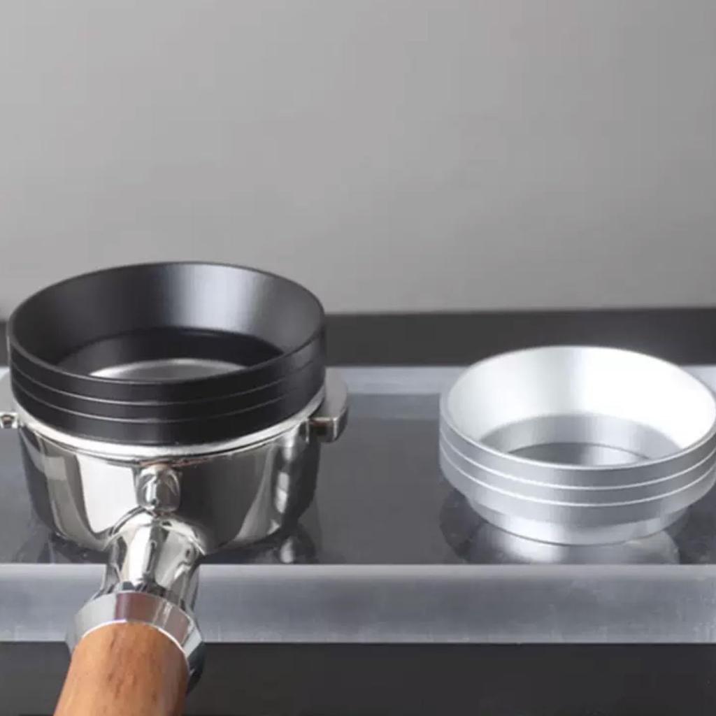Yowodana Pierścień do kawy ze stali nierdzewnej, 51 mm, Pierścień dozujący do kawy, Akcesorium do espresso, Narzędzie baristy, Magnetyczny, Odporny na korozję, Nietłukący się,