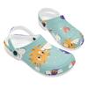 Cartoon Printed EVA Clogs Slippers Unisex Flexible Breathable Slip On Casual Sandals Lightweight Soft Sole Summer Daily Wear