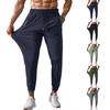 Heren Zomer Ademend Casual Nylon IJszijde Stretch Manchetten Sneldrogende Broek
