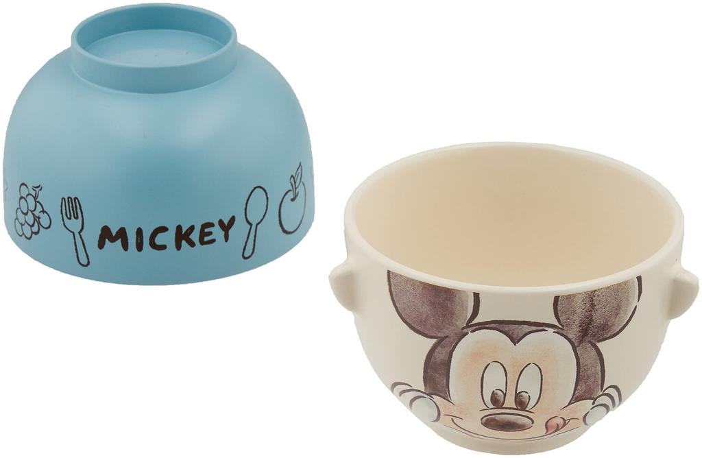 Disney Mickey Mouse Soup Bowl Set Large 480ml Watercolor Touch Bowl/Tea Approx. SAN3247-1