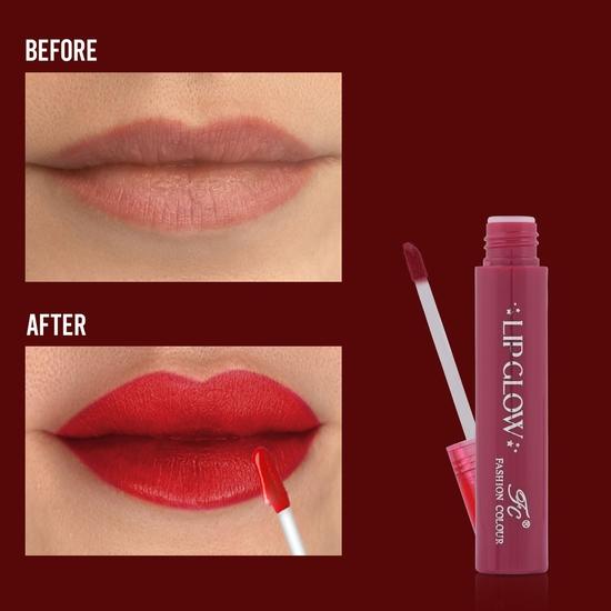 Fashion Colour Pretty Lip Glow Liquid Lipstick Waterproof Matte Finish Non Transfer 16 Hours Wear Liquid Lipstick Nudeshade To Boldshade Perfectly Fit