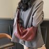 Urbsimple Solid Color Pu Leather Shoulder Crossbody Bag For Women With Zip Closure And Inner Pockets