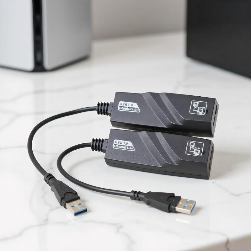 USB3.0 To Rj45 Network Adapter RTL8153 Lan Ethernet Adapter 100/1000Mbps Network Card For Laptop Win10/11