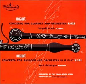 CD RODZINSKI (ARTUR), MOZART, URACH (L - Mozart: Clarinet Concerto  UCCW1006 Japan ObiClassical Used