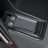 AIRSPEED Real Carbon Fiber Car Door Window Lift Button Decorative Frame for Volkswagen Beetle Interior Decorative Stylish Custom Interior Panel with